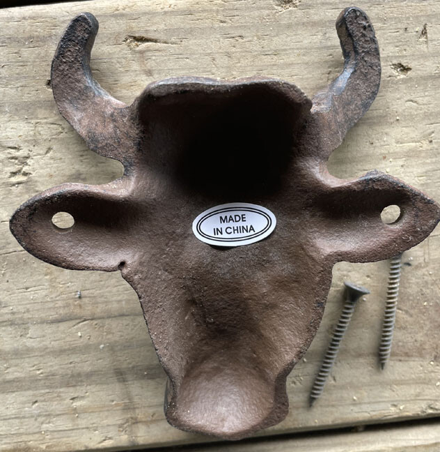 Bull Head Hook - Antique Reproduction
