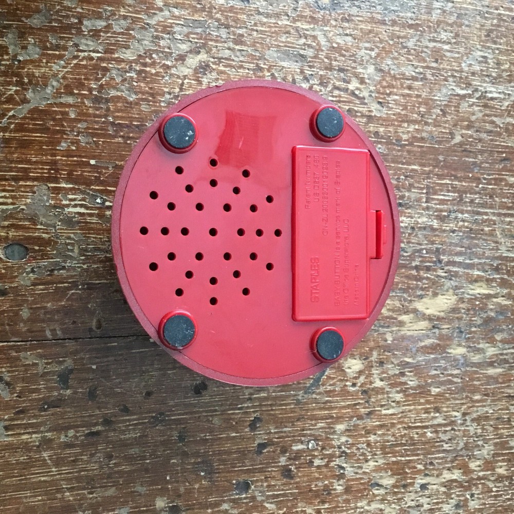 Staples "That Was Easy" Red Button Push For Fun Voice