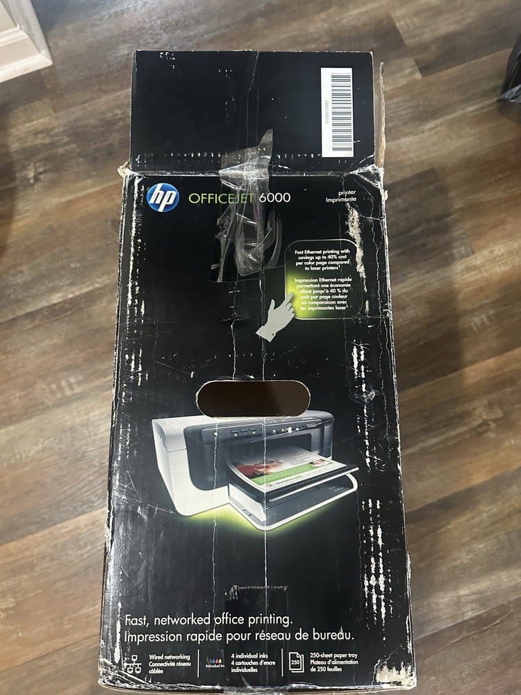 HP Officejet 6000 Inkjet Printer New open box (E609A) ethernet