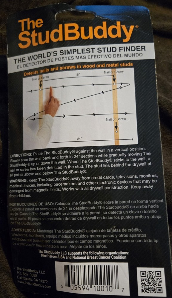 The StudBuddy Magnetic Stud Finder