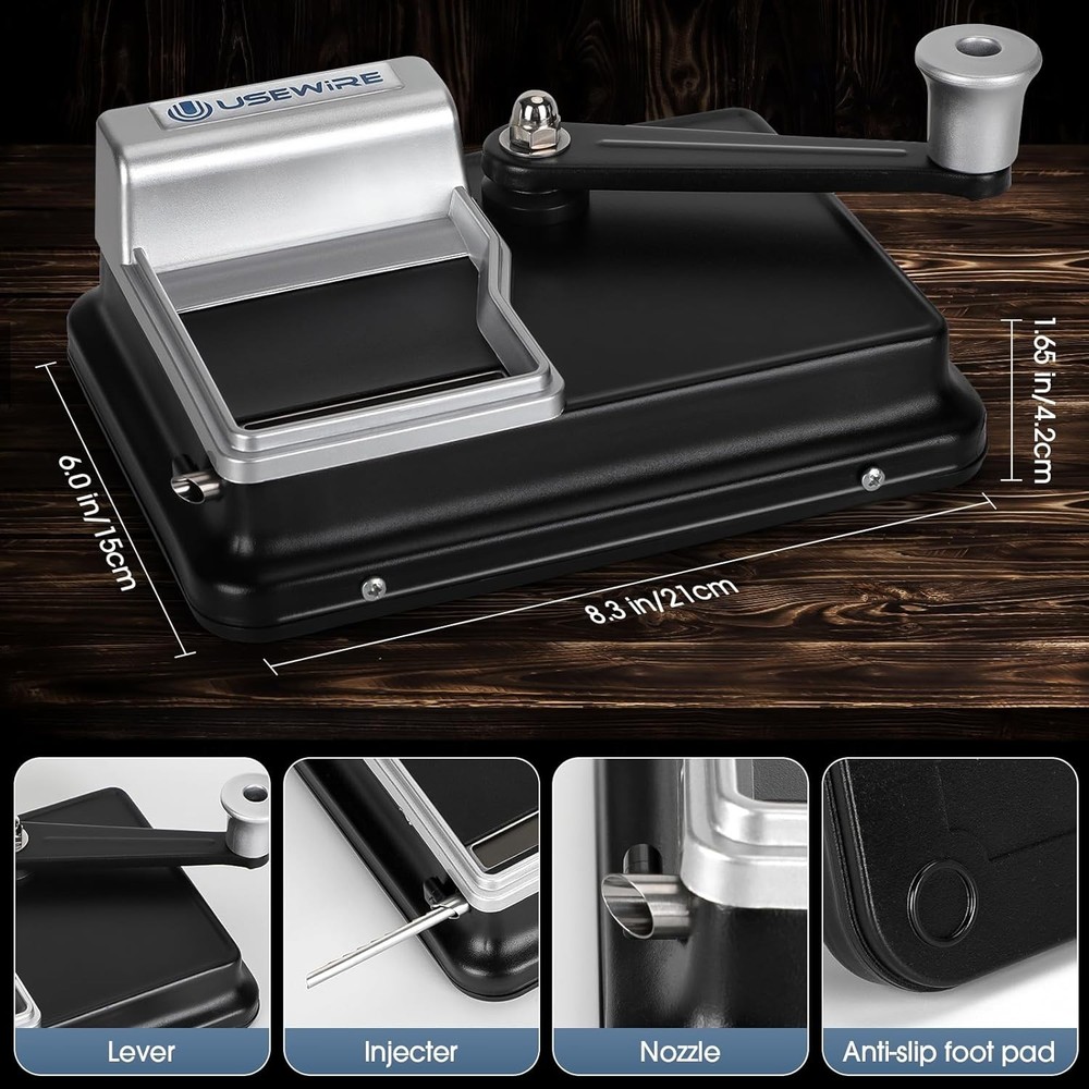 Home Cigarette Injector, Easy Manual Operation, Perfect Roll