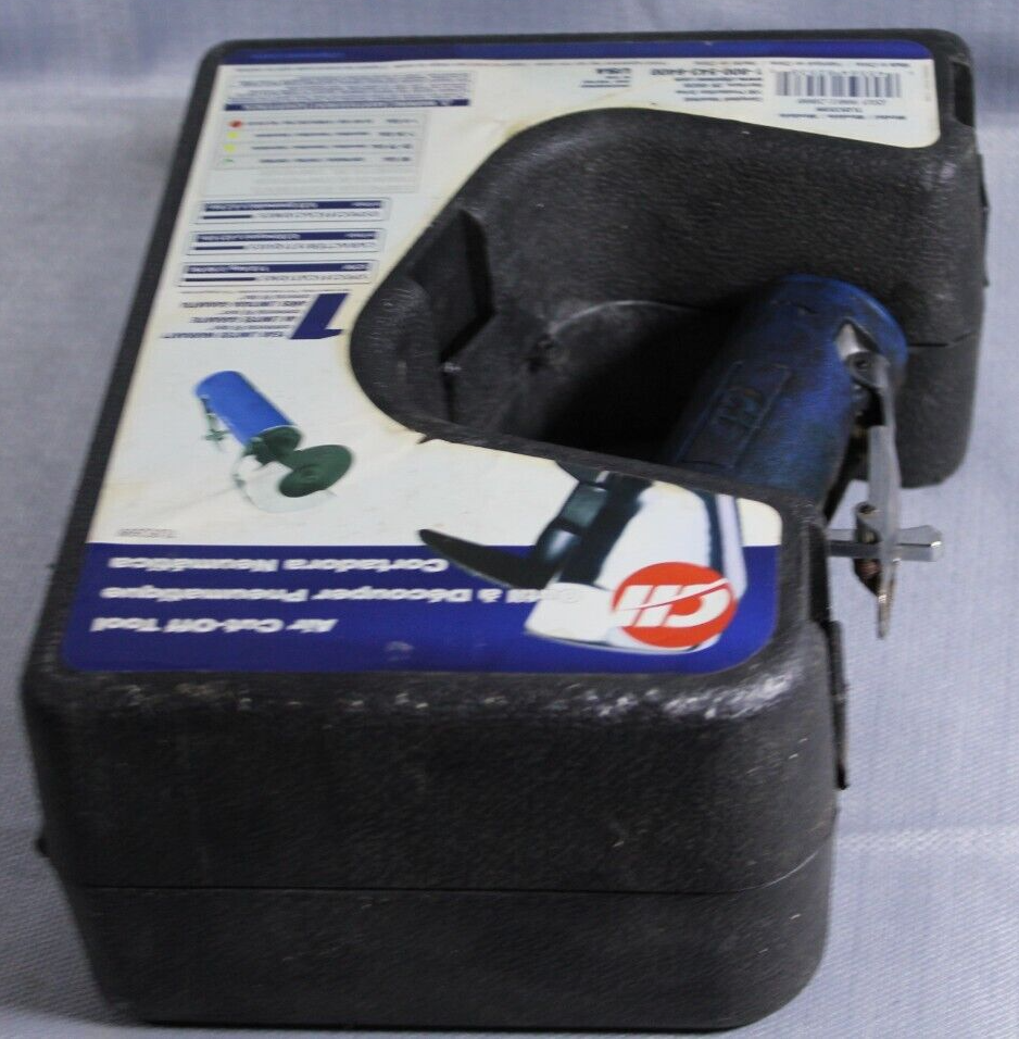 CAMPBELL HAUSFELD AIR CUT OFF TOOL, With Case, 2 Wheels, Tools
