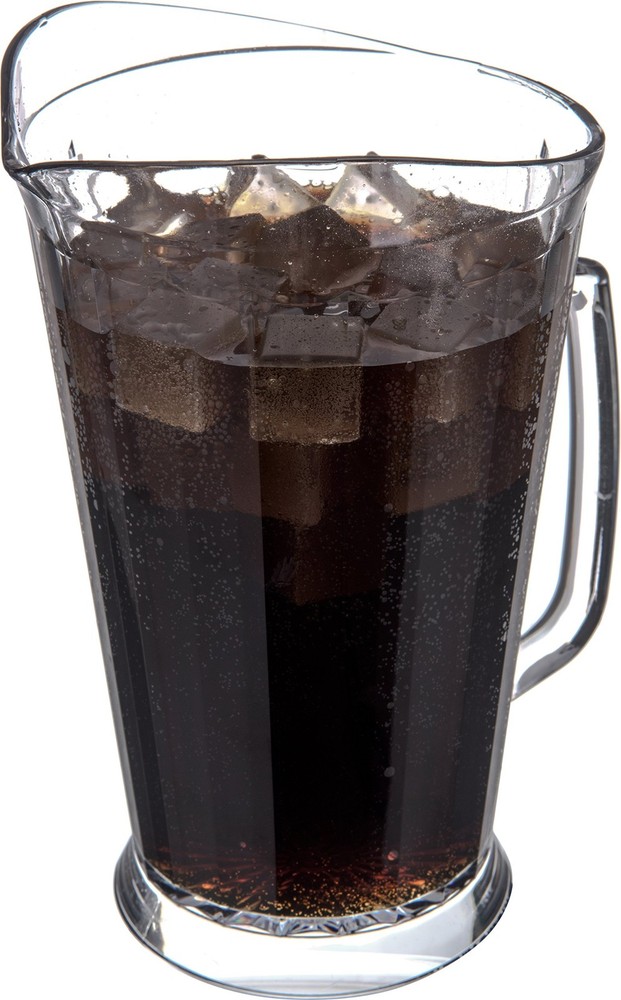 Crystalite Tall Pitcher Rounded Restaurant Catering Kitchen Plastic 60 Oz