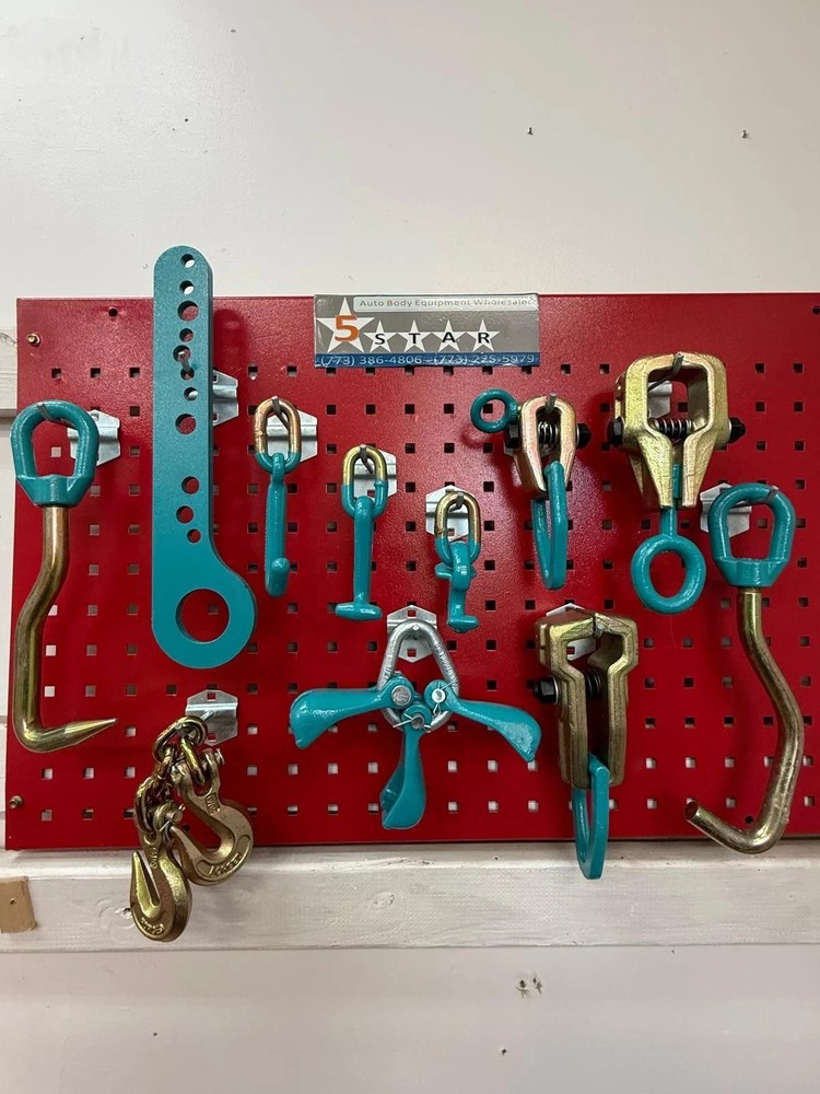 Set# 95 -11 pieces AUTO BODY FRAME MACHINE PULLING TOOLS & CLAMPS VALUE SET