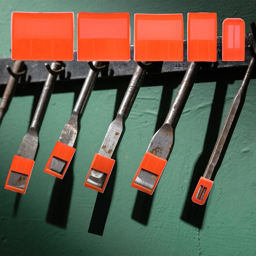 20pcs Chisel Edge Guards, Plastic Protective Covers for Chisel Blades Durable...