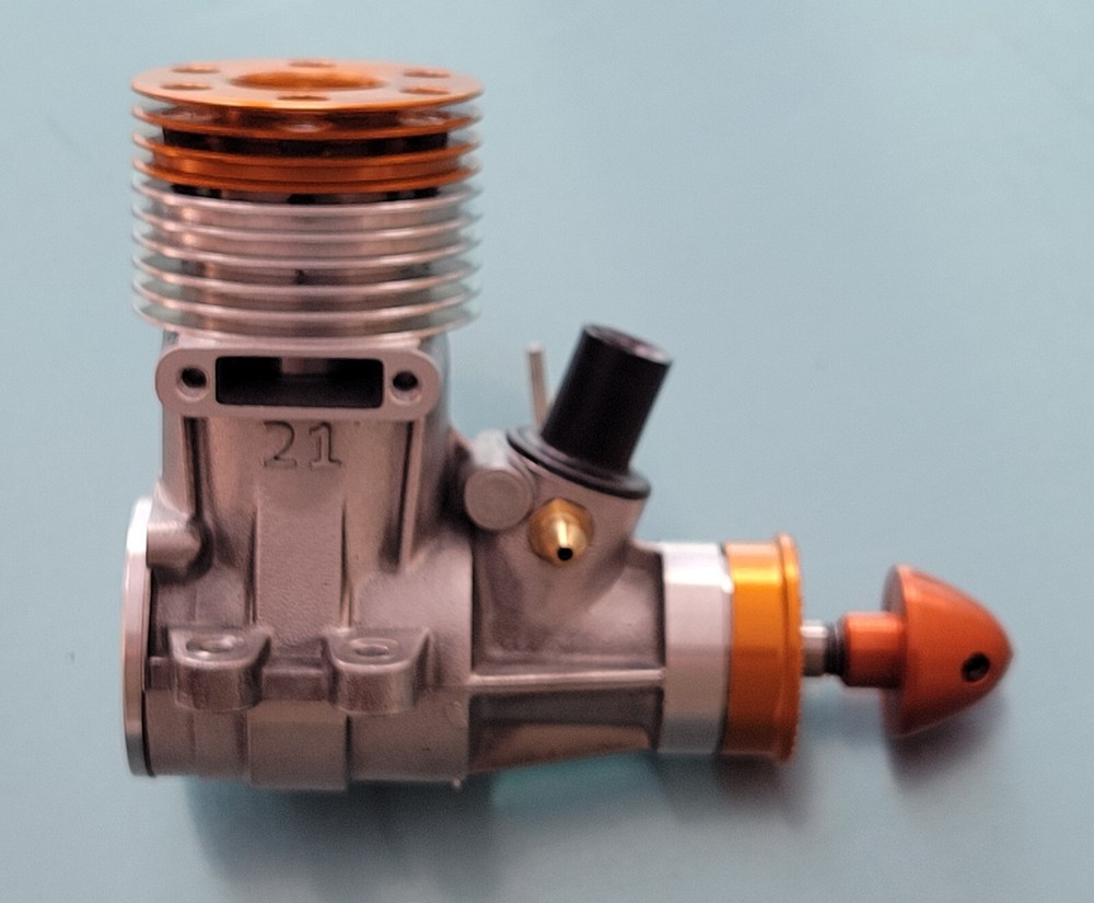 FORA 3.5cc (.21 cid) GLOW COMPETITION ENGINE WITH MUFFLER