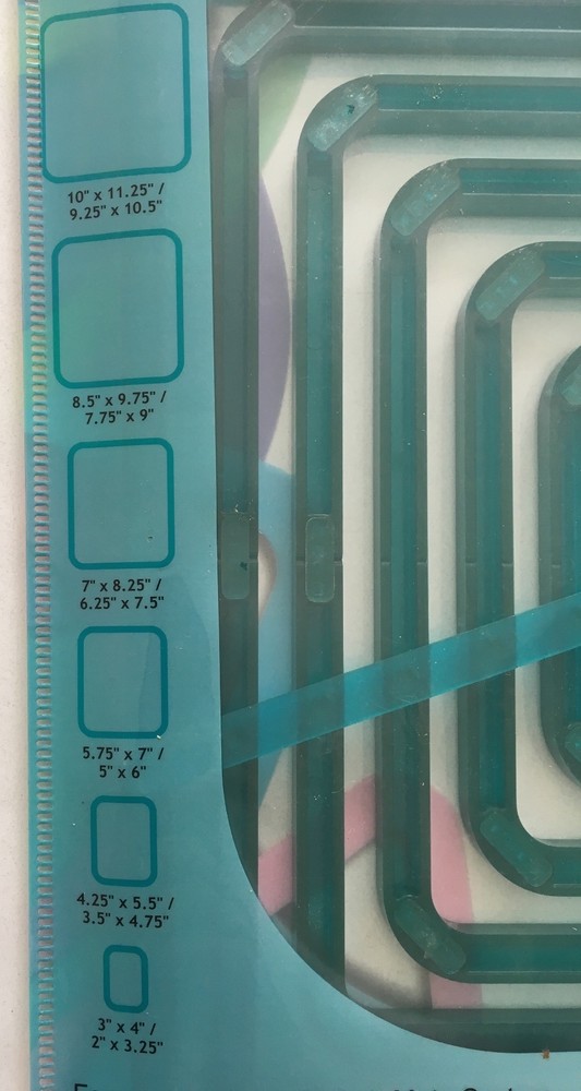 Tonic Studios Shape-Mate System - 6 Rectangle Shapes - 752A - NEW