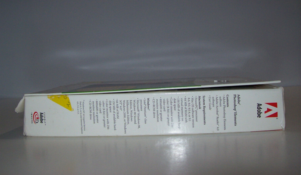 Adobe Photoshop Elements CD, +User Manual, Windows / Macintosh ver, +KEY