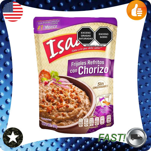1 Pack Isadora refried beans with chorizo 430g