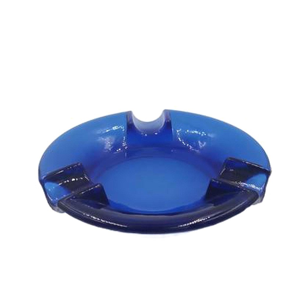 Trident Blue Cigar Ashtray – Premium Ashtray with Bold Design & Deep Rests