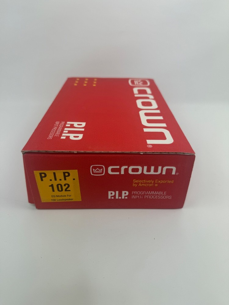 Crown P.I.P.-102 Programmable Input Processor *BRAND NEW OPEN BOX*