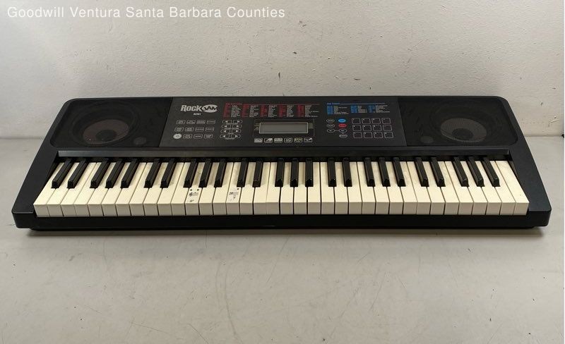 RockJam Black 61 Key Interactive Teaching Electronic Keyboard Kit RJ761 Read