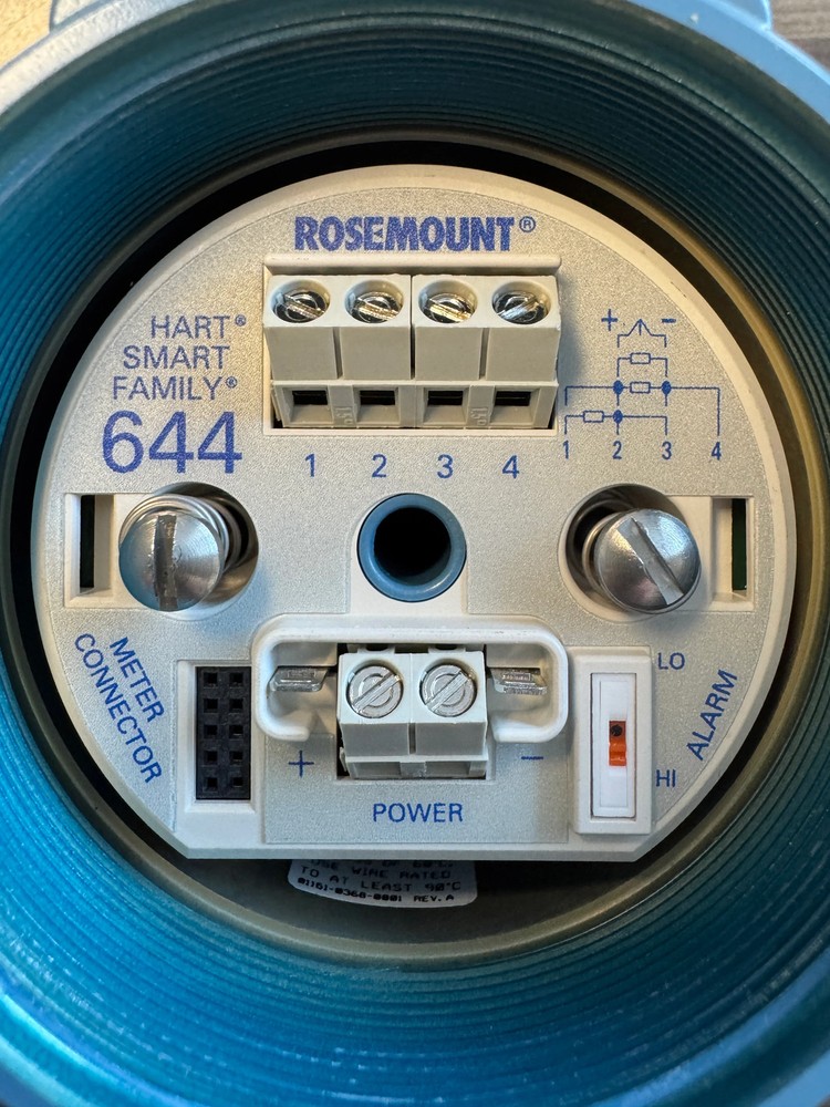 Rosemount 644HAK6J6 Temperature Transmitter 0-100 Deg. Celsius