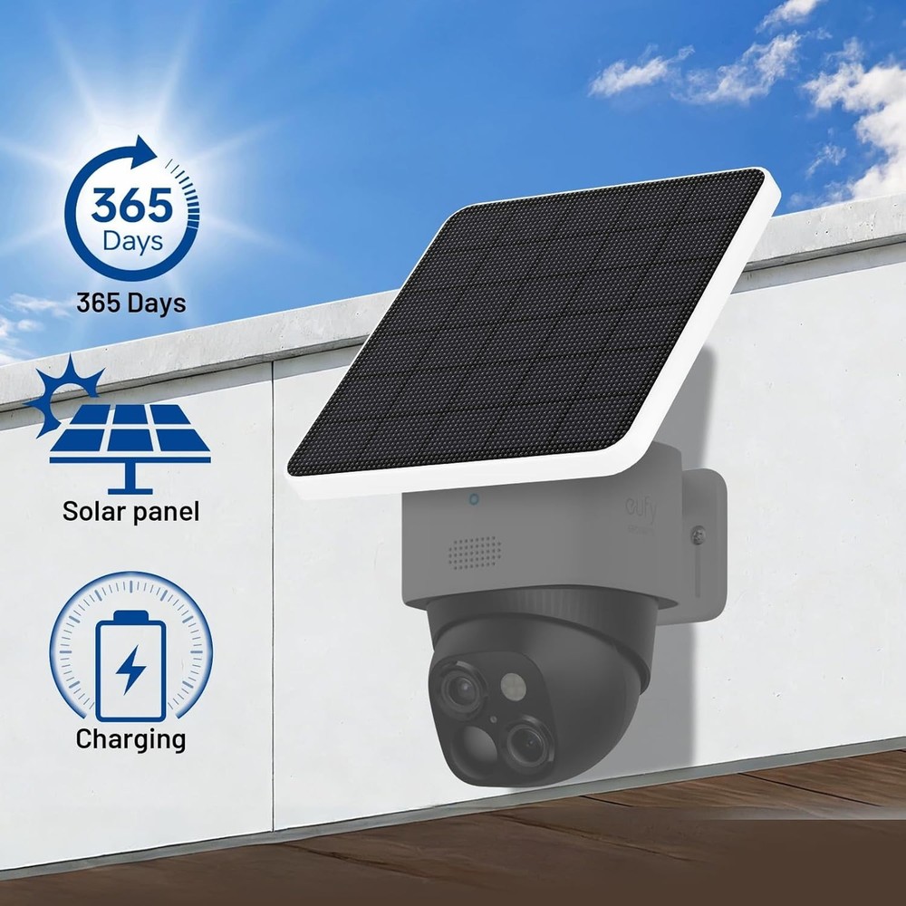 4W Solar Panel Compatible with Eufy Security Solocam S340,Replace the 2