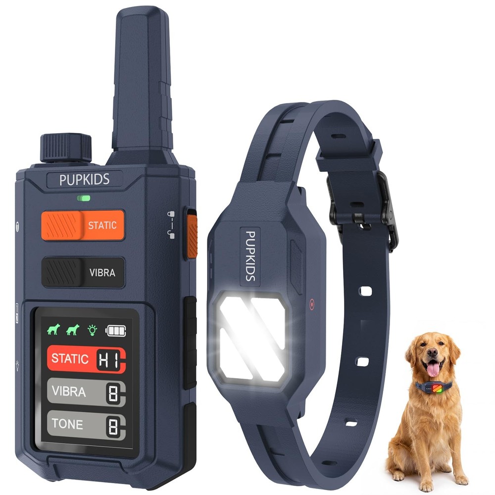 Dog Shock Collar - 4200FT Training with Remote for 1 Collar, Blue