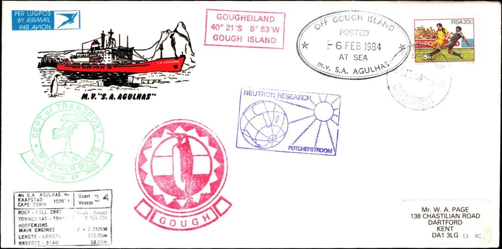 1983 SANAE Helicopter Flight SA Agulhas Cover