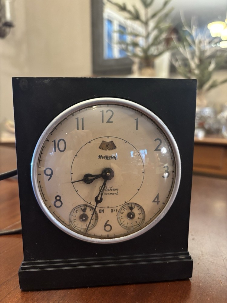 General Electric Art Deco Hotpoint Clock & Oven Timer