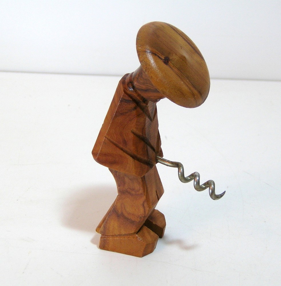 Novelty Corkscrew Man with Hat