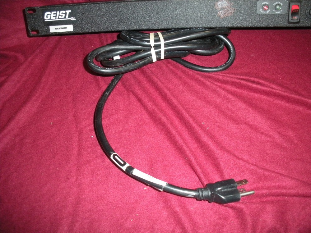 Geist SPT064-10 Suppressed Voltage 6-Outlets Rack Mountable Freight Paid