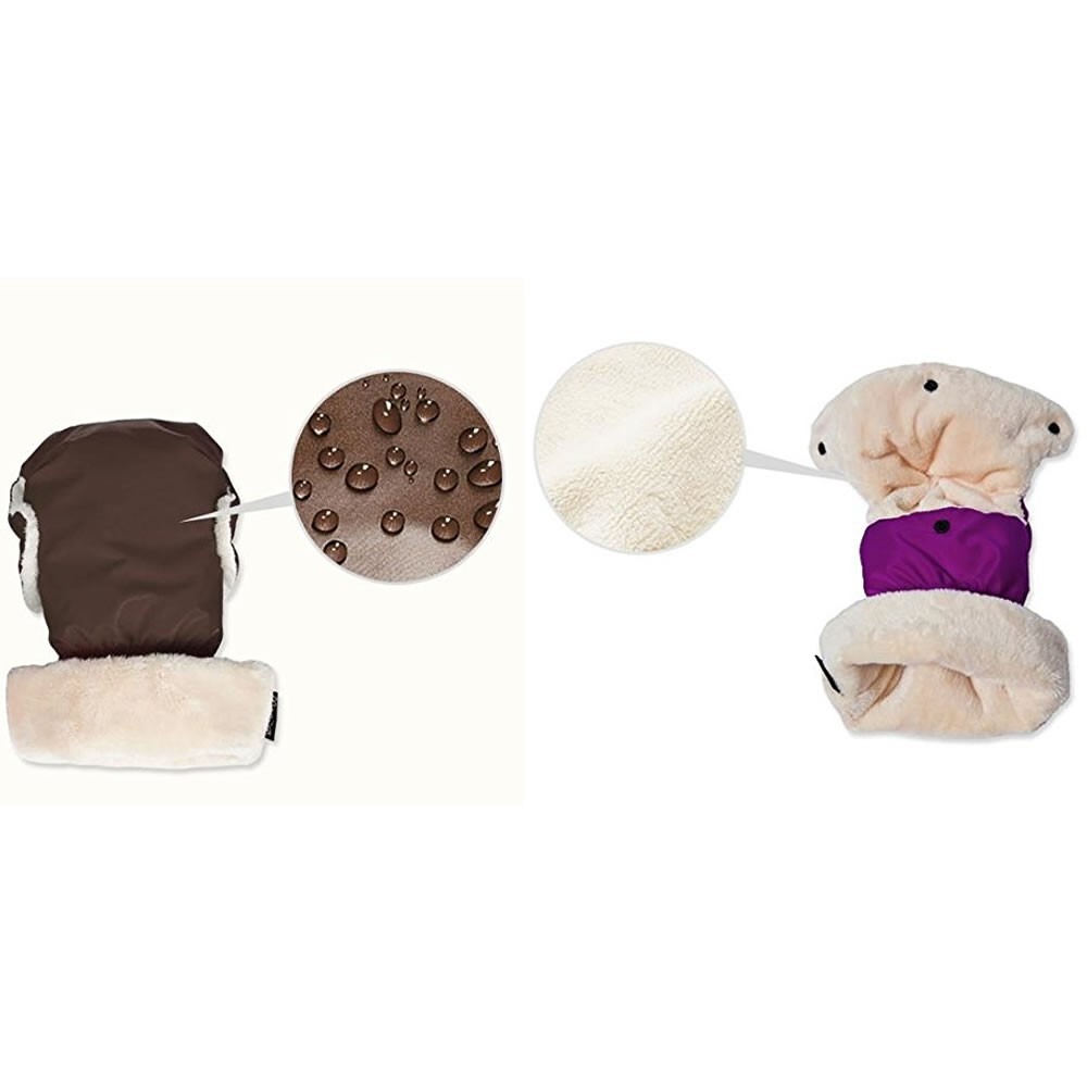 Manito Stroller Hand Muff, Purple