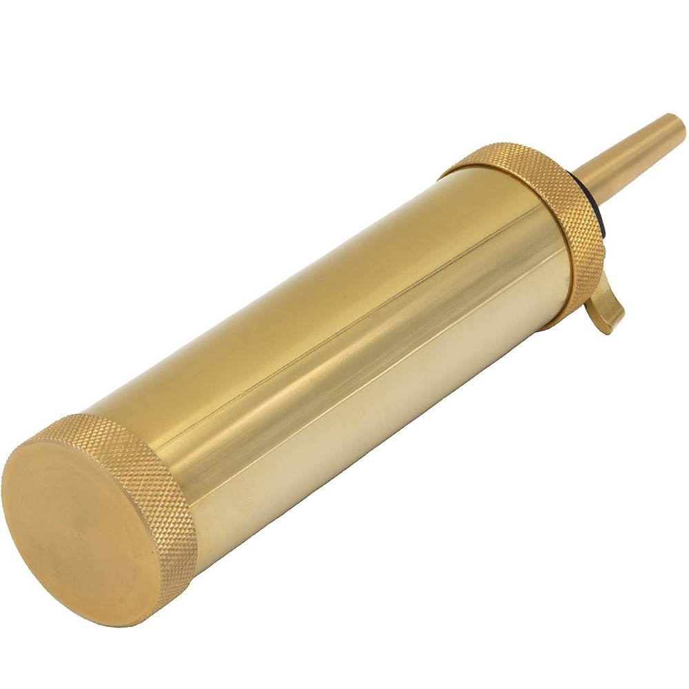 Muzzle-Loaders™ Black Powder Flask - 1350 Grain Capacity - Brass