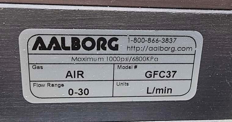 Aalborg Mass Flow Controller Model GFC37 Air - Flow Range 0-30 L/min ++