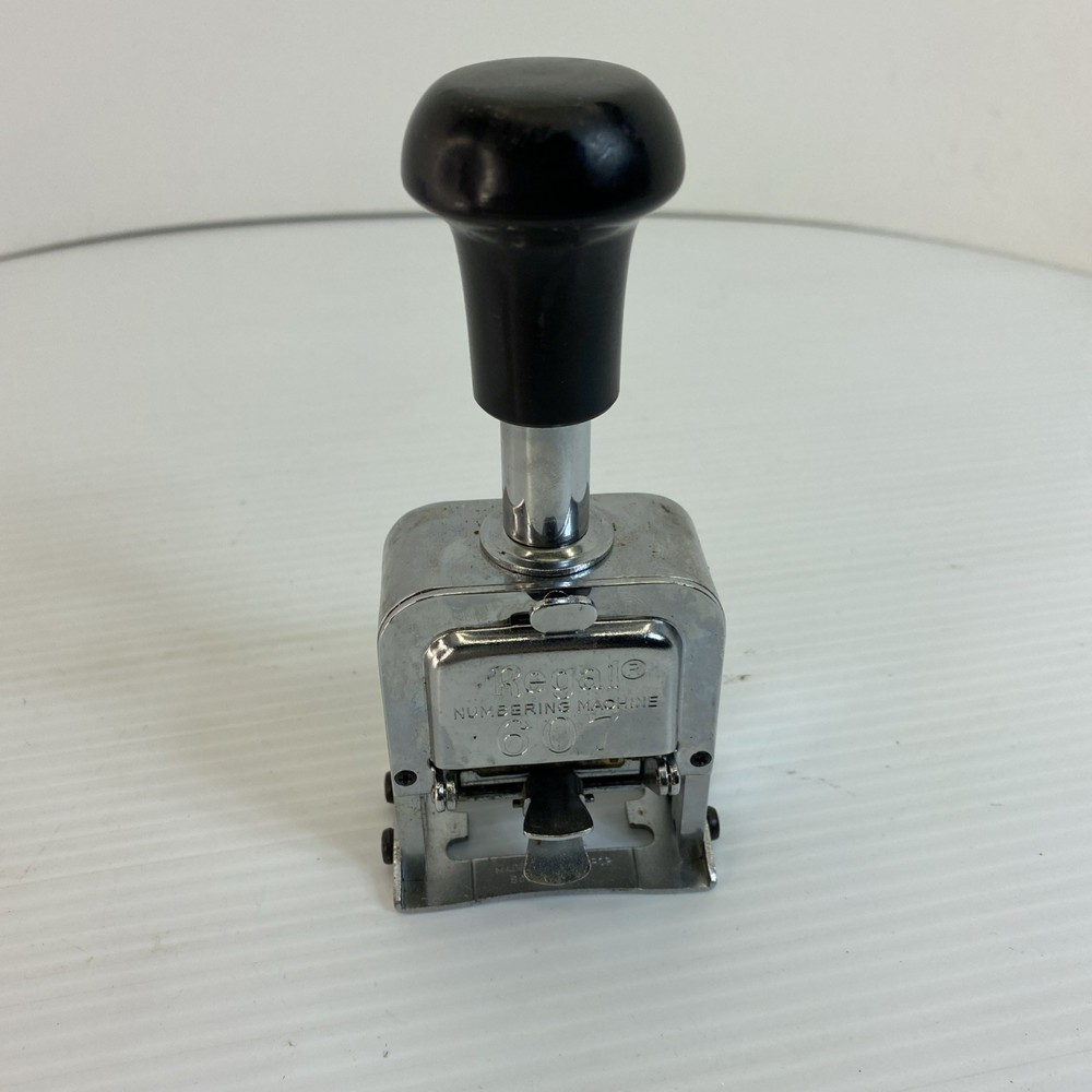 Regal #607 Six (6) Wheel Numbering Machine