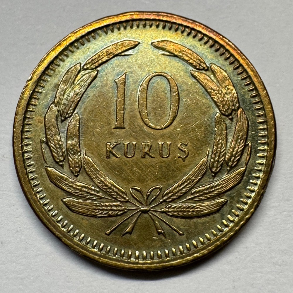 1949 Turkey 10 Kurus - Coin #C-017