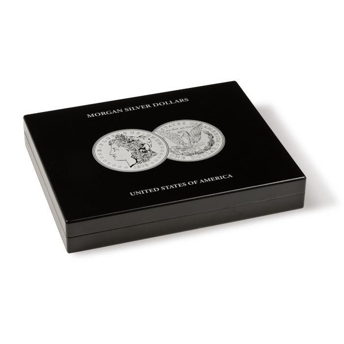 Morgan Silver Dollar Collection Presentation Box Gift Case + Extra Coin Tray
