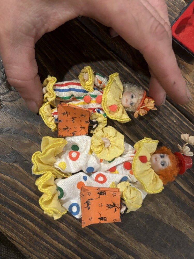 Clown Dolls. Maybe Porcelain