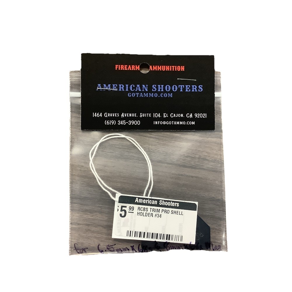 RCBS Trim Pro Shell Holder #34