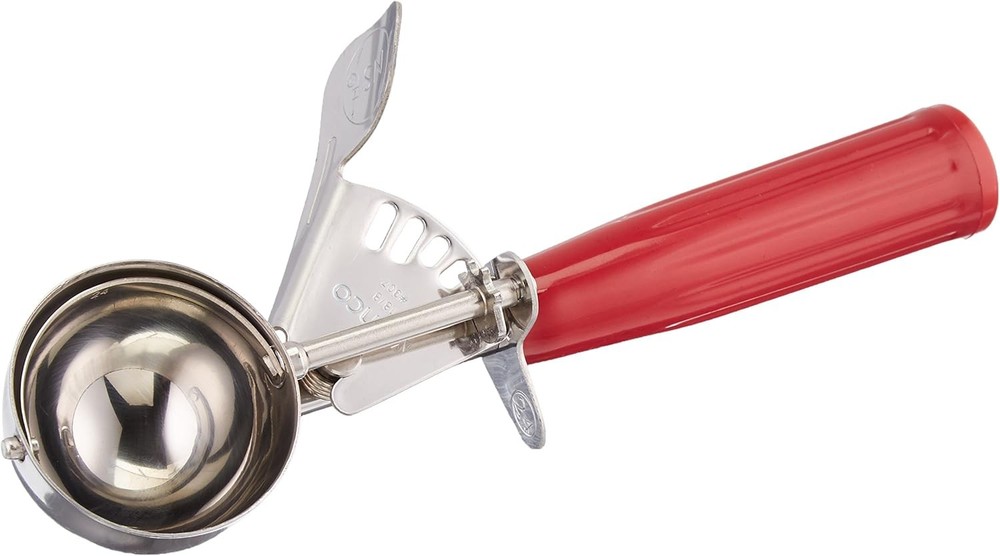 No.24 Ice Cre Disher with Plastic Handle, Size 24, 1 3/ acity,