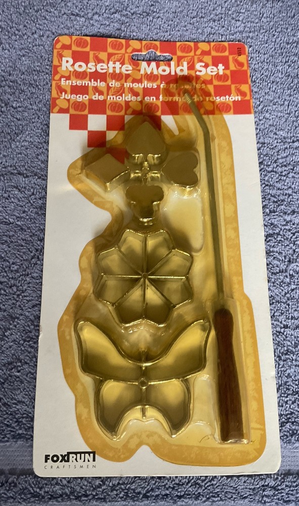Vtg Rosette Mold Set In Package Fox run