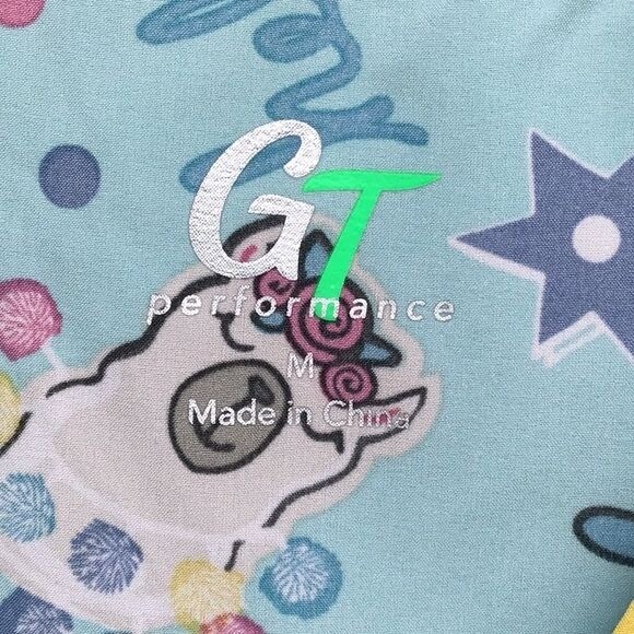 GT Performance Scrub Top~ Llama ~ Medium