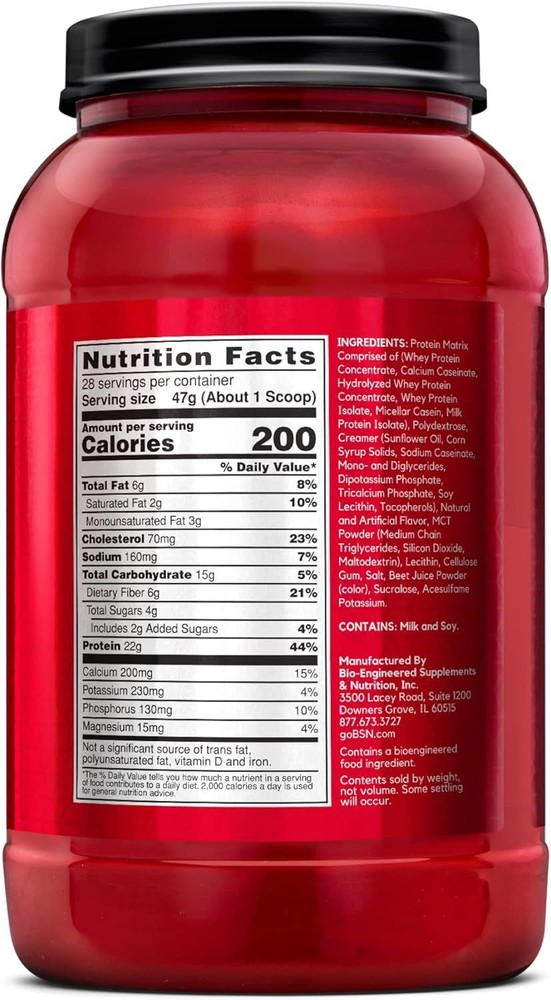 BSN SYNTHA 6 STRAWBERRY 2.91LB