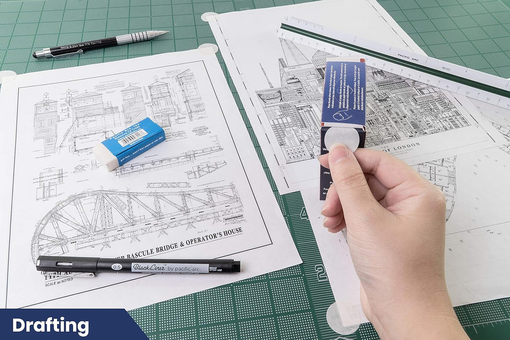 Professional Blank Drafting Dots 7/8", Roll of 500 Dots per Box
