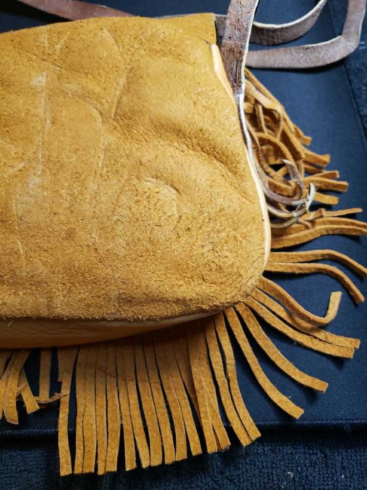 BLACK POWDER MUZZLELOADER BAG ACCESSORIES POSSIBLE BAG Soft SUEDE LEATHER