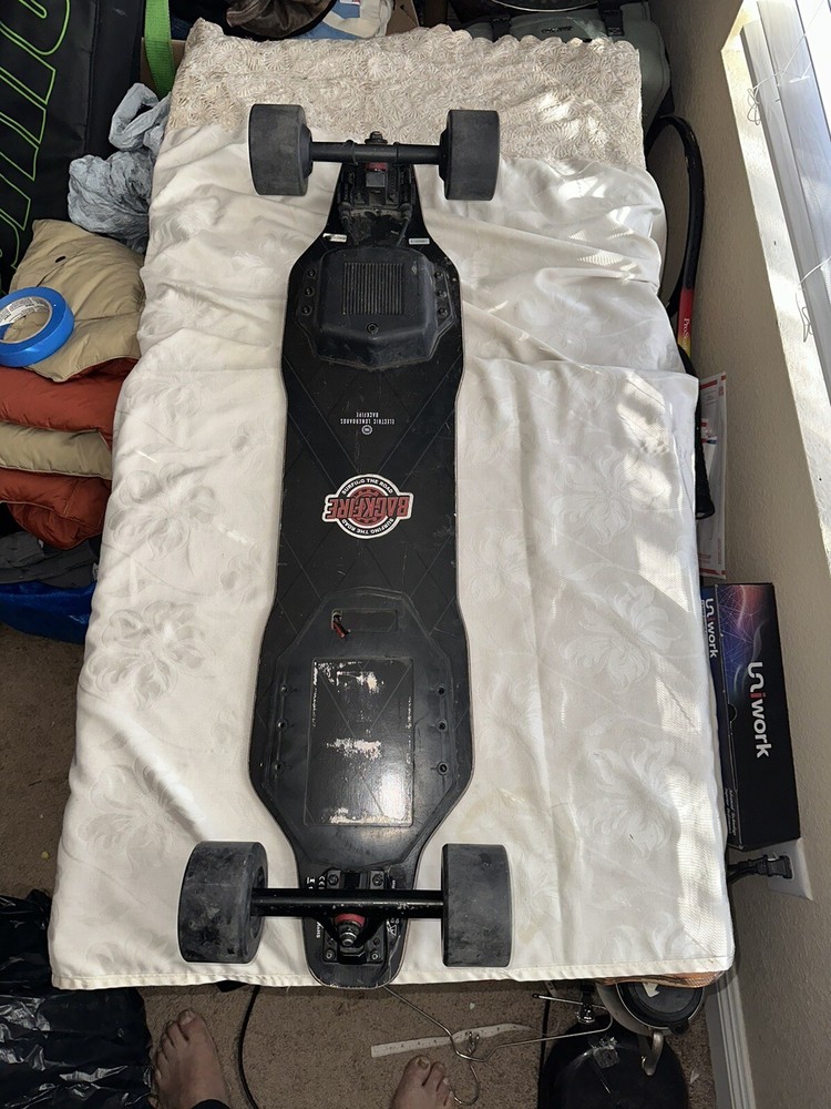 Backfire Electric Longboard Missing Parts Not Tested