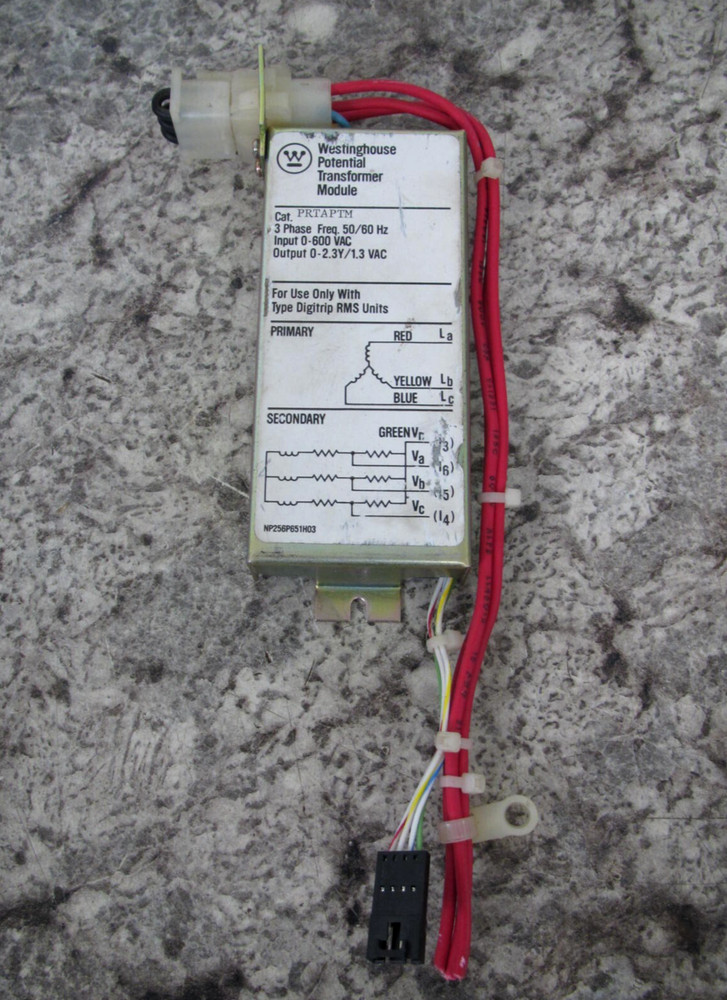 Cutler-Hammer / Westinghouse PRTAPTM DIGITRIP RMS Potential Transformer Module