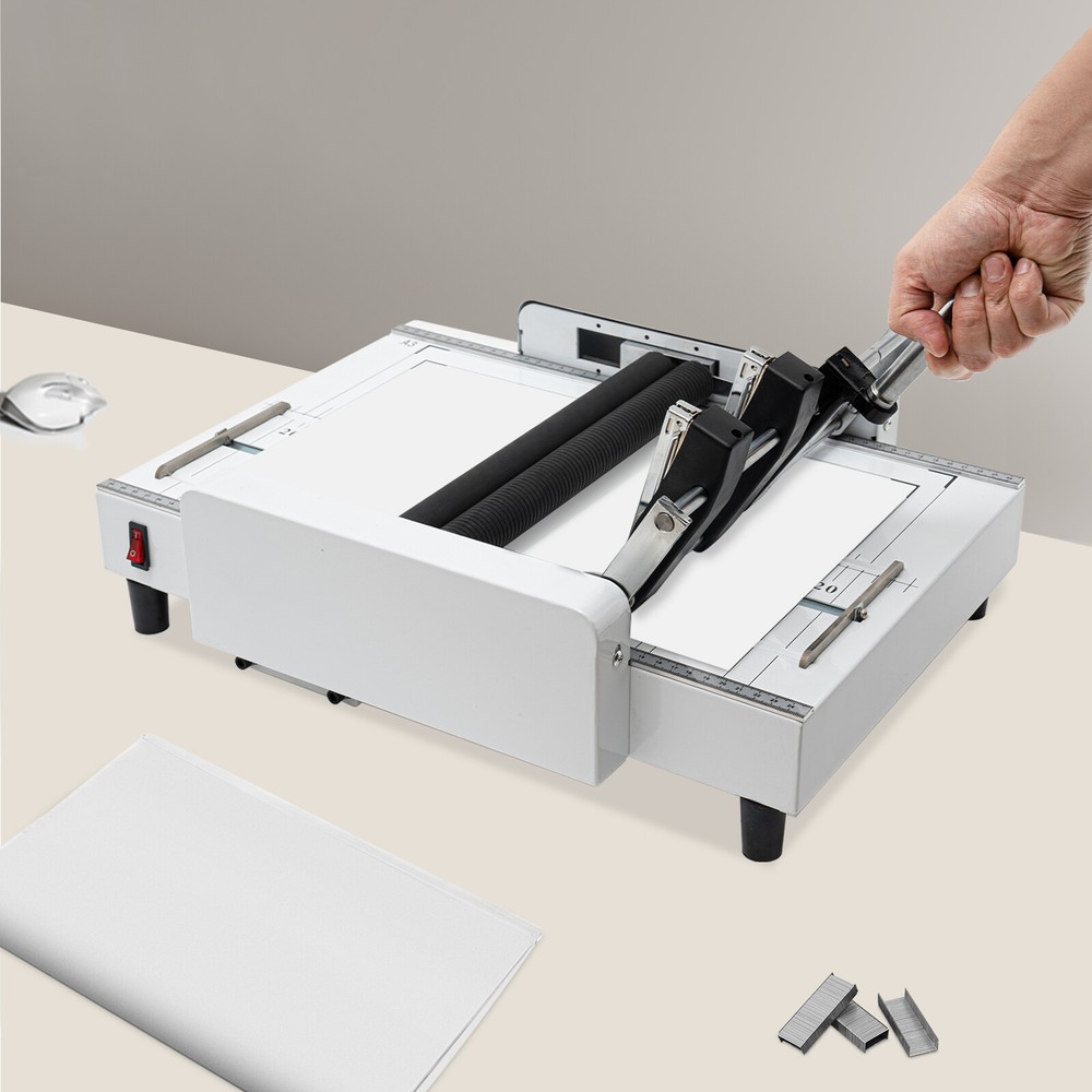 A3 Booklet Maker, Paper Folding Machine, Binding & Folding Machine US Standard