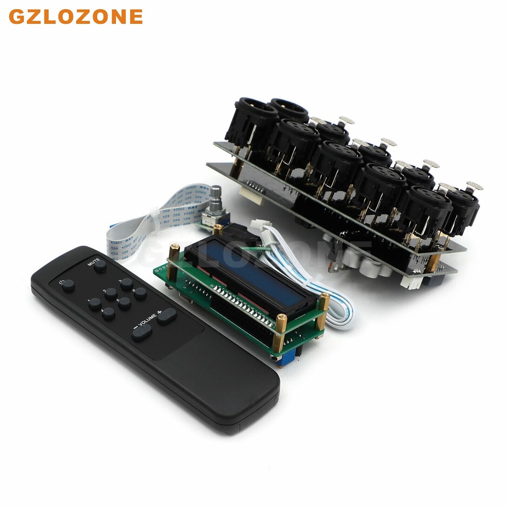 Hifi Remote XLR Balance Preamplifier Board CS3310 Volume Controller (B6-49)