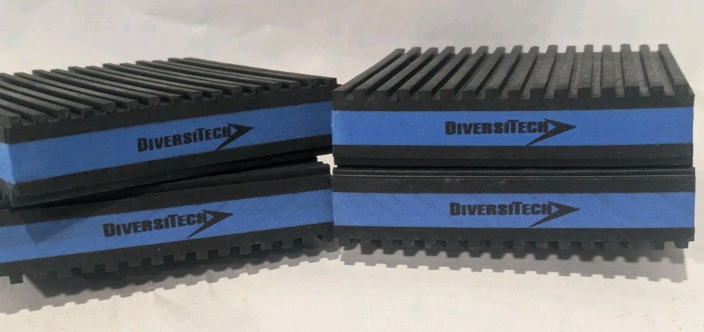 4-Pack DiversiTech MP-4E E.V.A. Anti-Vibration Pads 4"x4"x7/8" HVAC Heavy Duty