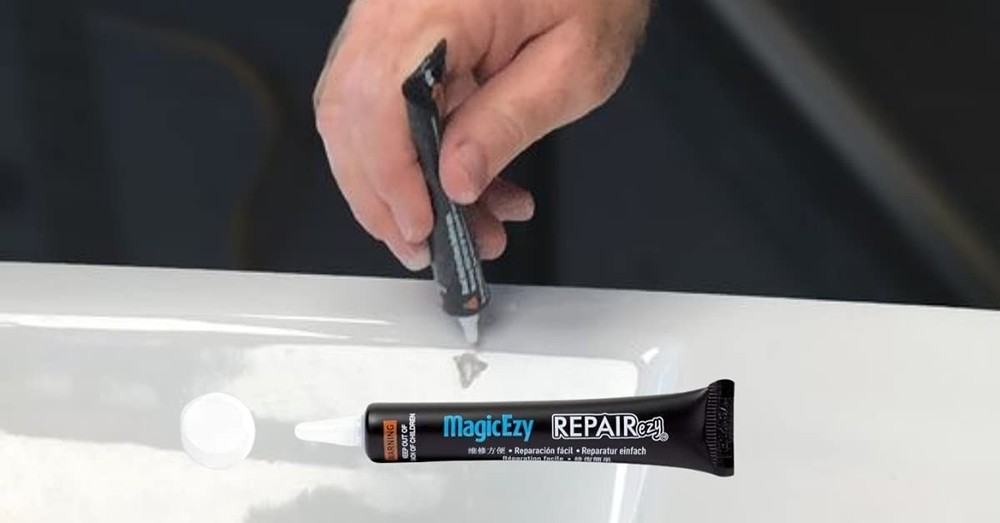 Bath & Sink RepairEzy - Professionally and Easily Touch- Up Cracks, Chips, an...