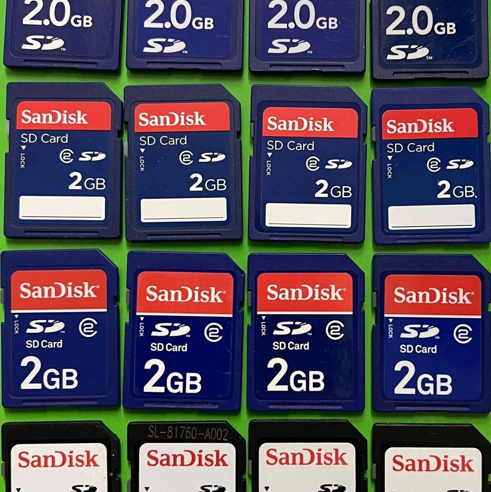 Sandisk 2GB SD Card Class 2 SD Secure Digital Flash Memory Card Genuine