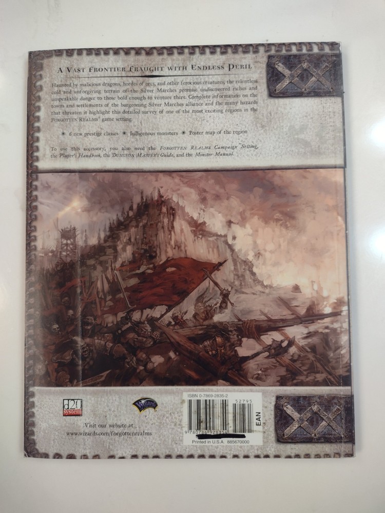 SILVER MARCHES - Dungeons & Dragons 3.5 Campaign Accessory - Paperback