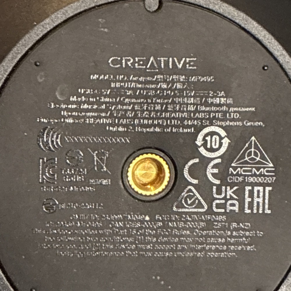 Creative MF0495 Pebble X Plus RBG Bluetooth USB-C Desktop Speakers