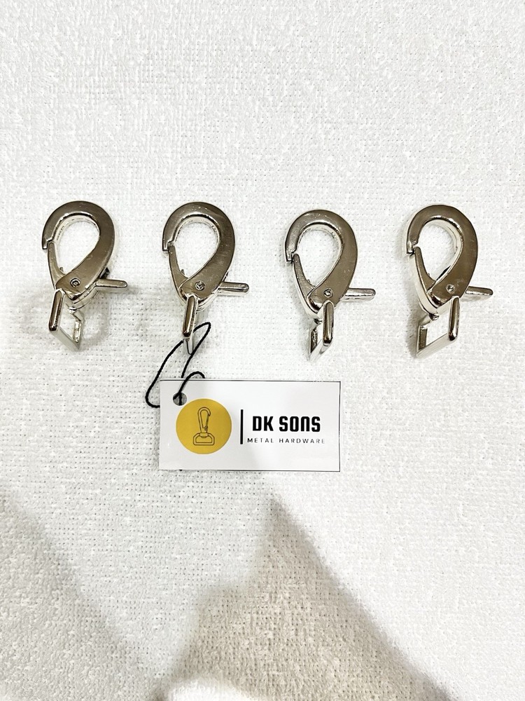 Push Fixed Swivel Snap Hook | Trigger Metal Clasp and Fastner | Stainless