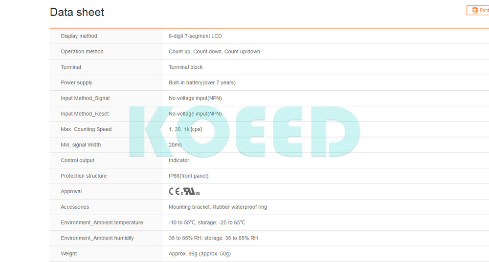 New Autonics LA8N-BN Counters 1PCS #