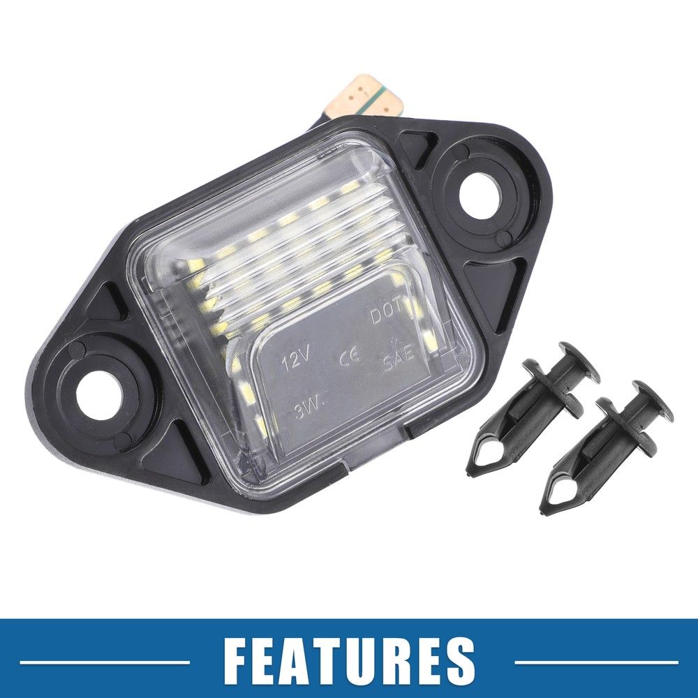 6500K White LED License Plate Light Single Custom for Ford E-150 E-250 03-14