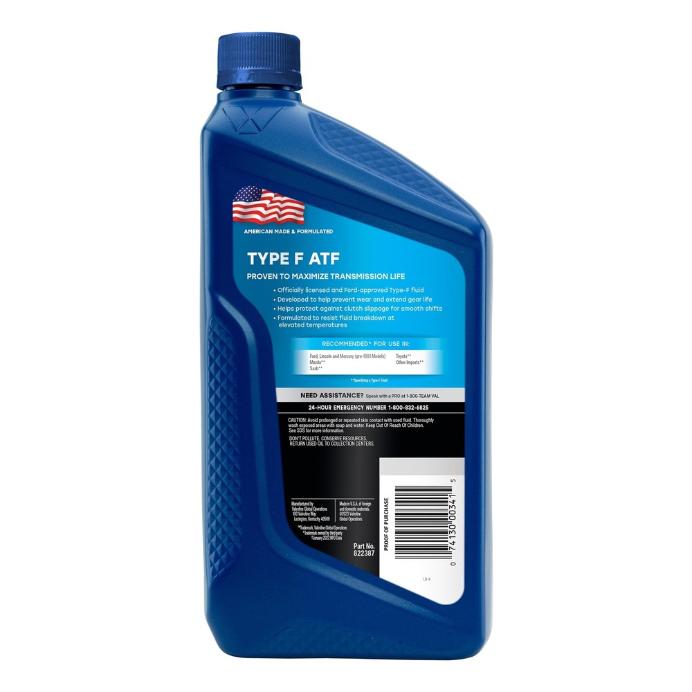 Type F atf Automatic Transmission Fluid 1 Qt